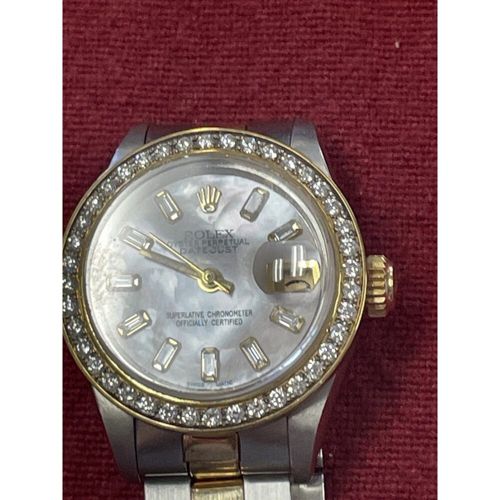 Rolex 69173 DateJust Ladies Watch 18k & SS Diamond Dial & Bezel - 1987 - SPBKN - Picture 8 of 12